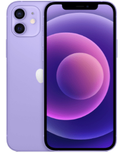 iPhone 12 in violetter Farbe