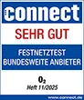  Connect Festnetz: Ergebnis im Connect Test Festnetz Bundesweite Anbieter - sehr gut
