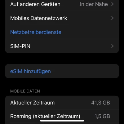 eSIM iPhone: eSIM einrichten 2
