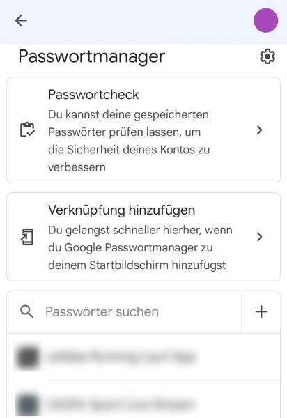 Passwörter anzeigen Google Passwortmanager
