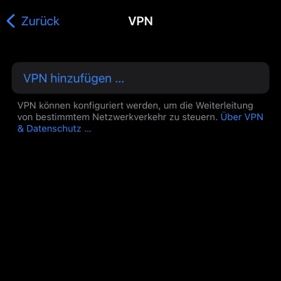 VPN iPhone Anleitung 4