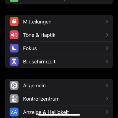 iPhone-Systemdaten löschen: iPhone-Speicher aufrufen 1