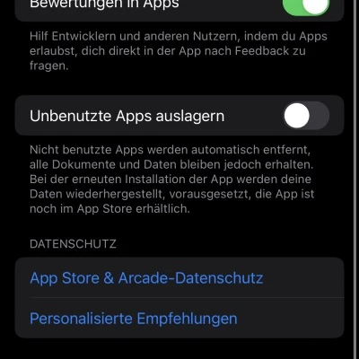 iPhone-Systemdaten löschen: Apps auslagern 2