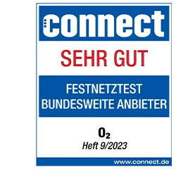 connect Sehr Gut Festnetztest Bundesweite Anbieter o2 Heft 9/2023