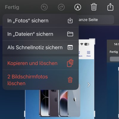 Screenshot iPhone 15 Anleitung 2
