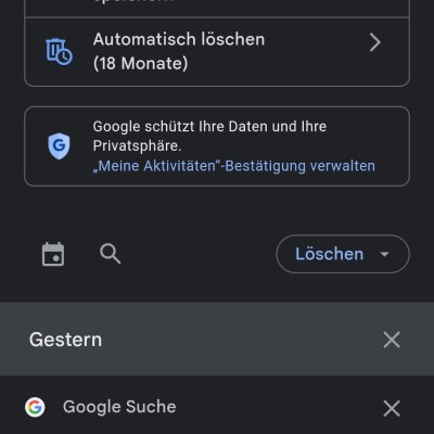 Verlauf löschen Handy: Anleitung Google 2