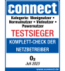 Testsieger beim Komplett-Check der Netzbetreiber in Connect Juli 2023