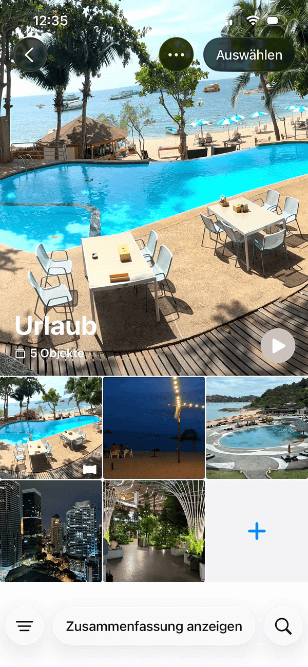 Screenshot vom Rückblick-Video mit Play-Button