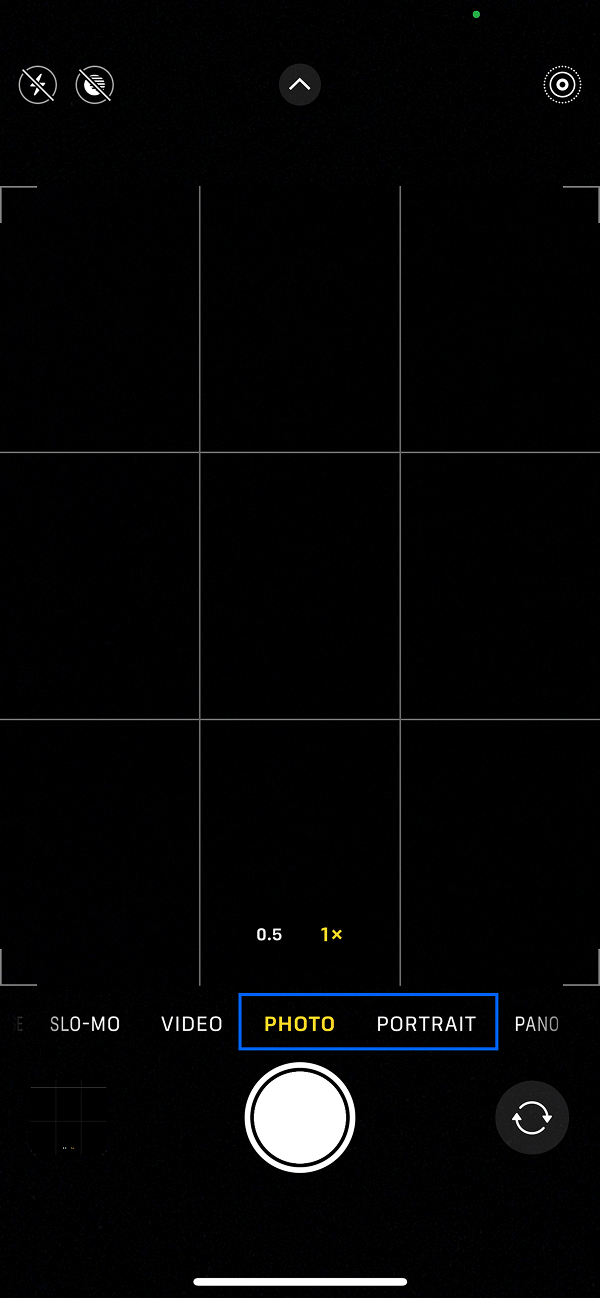 iPhone: Fotomodus-Auswahl