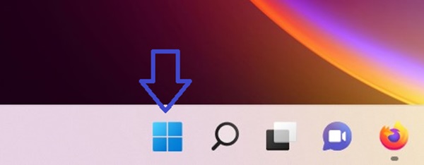 Markiertes Windows-Symbol in der Taskleiste