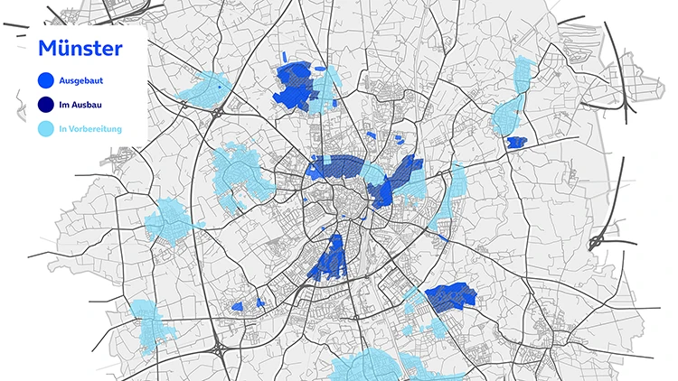 Ausbaukarte Münster