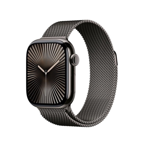 Apple Watch Series 10 mit Titangehäuse in Schiefer