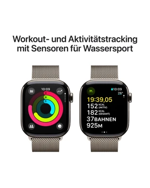 Apple Watch S10 LTE Titan 42mm mit Vertrag Gunstig kaufen bei o2