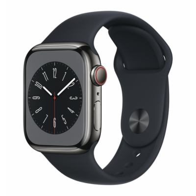 Apple Watch Series 8 in 41 mm und Graphit