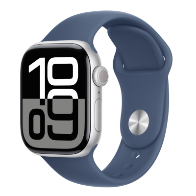 Apple Watch Series 10 in 42 mm und Silber