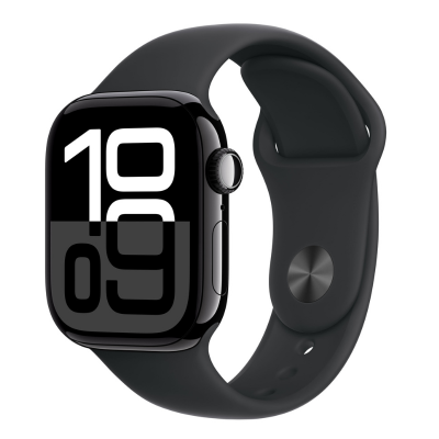 Apple Watch Series 10 in 42 mm und Diamantschwarz