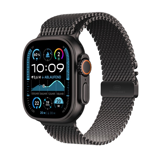 Apple Watch Ultra 2 in Schwarz