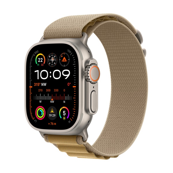 Apple Watch Ultra 2 in Silber und Alpine