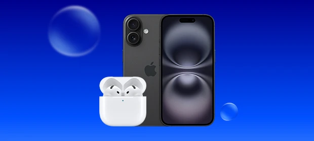  iPhone 16 + AirPods 4 ANC
