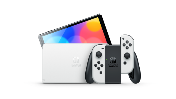 Konsole und Controller der Nintendo Switch