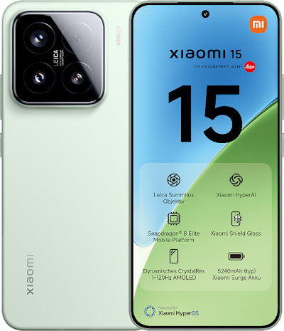 Xiaomi 15 in Grün