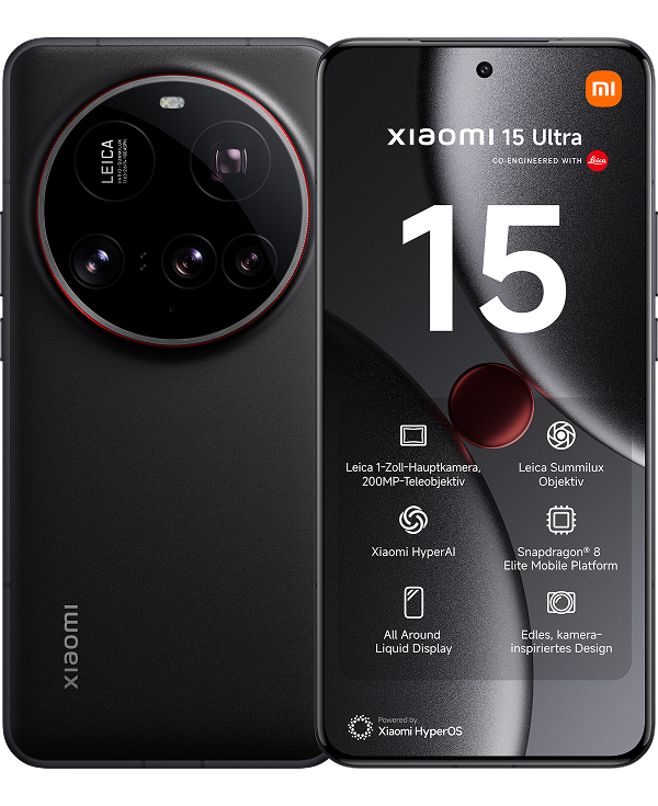 Das Xiaomi 15 Ultra von hinten und vorne