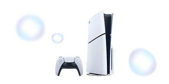  PlayStation®5 Slim Disc Edition in weiß
