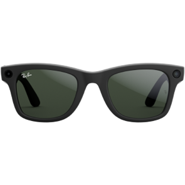 Ray-Ban Meta in Schwarz-Grau von vorn