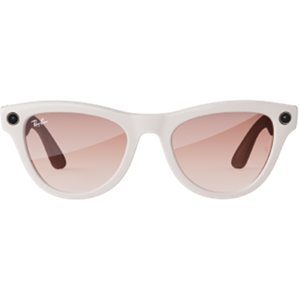 Ray-Ban Meta in Rosa von vorn