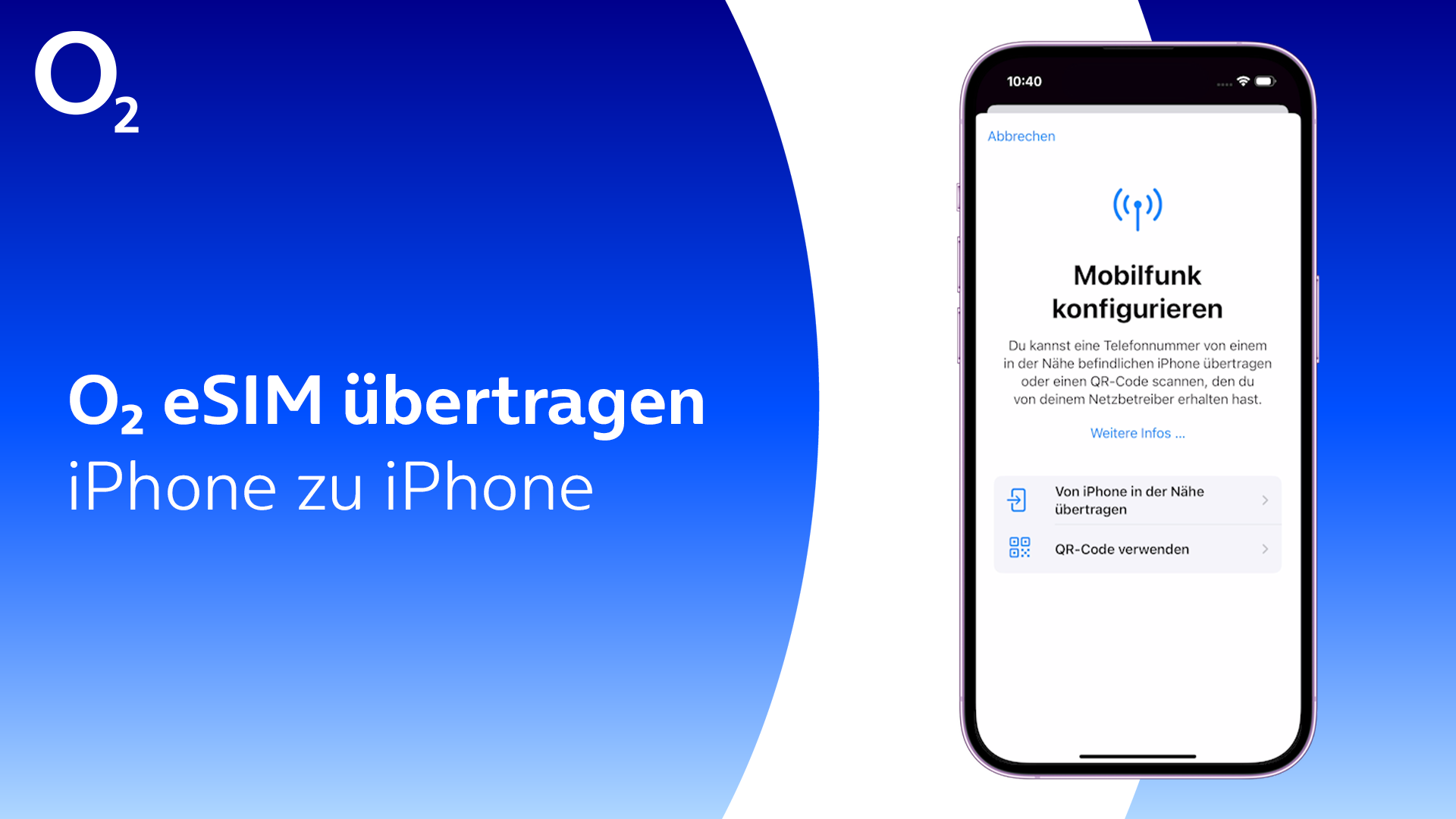 eSIM-Schnellübertragung für Apple iPhones