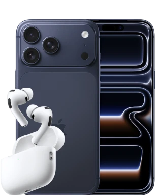 Apple iPhone 17 Pro Max mit AirPods Pro 3