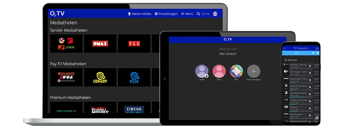  O2 TV powered by waipu.tv
