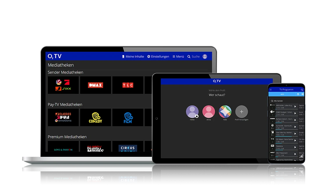  O2 TV powered by waipu.tv
