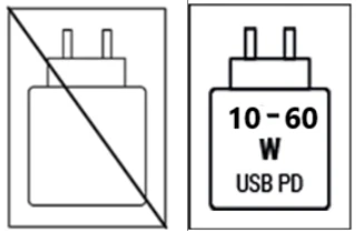  Kein Netzteil im Lieferumfang enthalten 