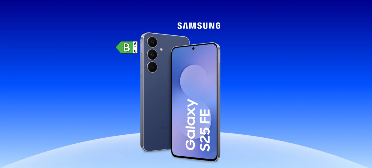  Front- und Rückansicht des Samsung Galaxy S25 FE
