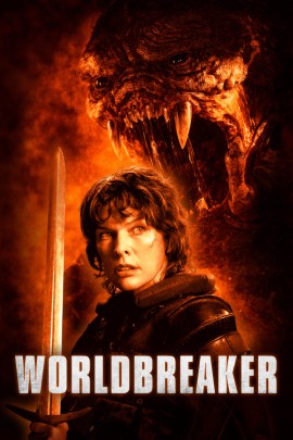 Offizielles Kinoplakat zu 'Worldbreaker'. Eine düstere Nahaufnahme von Martin Lawrence, der intensiv und entschlossen in die Kamera blickt. Er trägt Kleidung im Used-Look. Der Hintergrund ist ein dramatischer, rauchiger Himmel mit Blautönen. Der Filmtitel 'Worldbreaker' steht in weißer, leicht abgenutzter Schrift im oberen Drittel.