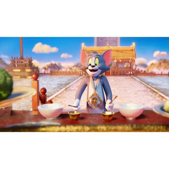 Szenenbild aus dem Film: Tom und Jerry: der verloren Kompass