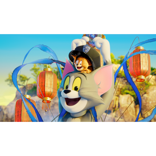 Szenenbild aus dem Film: Tom und Jerry: der verloren Kompass