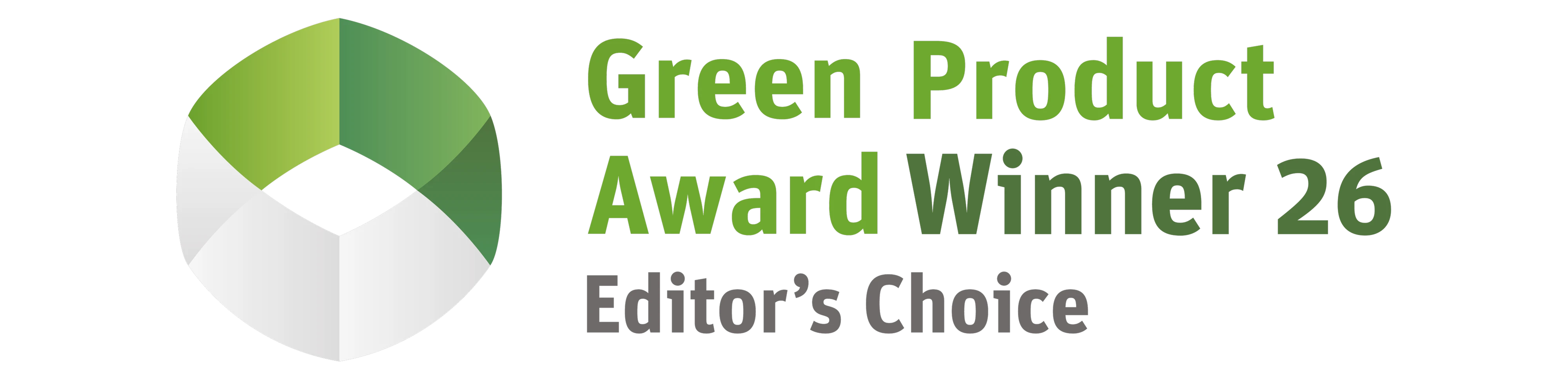  Auszeichnung Green Product Award Winner 2026 - Editor's Choice
