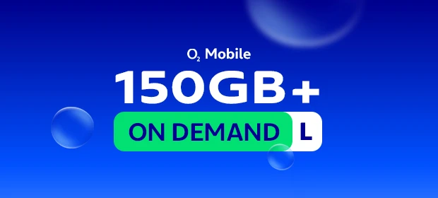  O2 Mobile on Demand L 150 GB+
