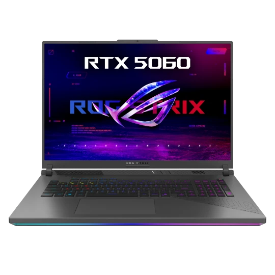  Gaming-Laptop mit RGB-Tastatur und Displaygrafik RTX 5060 ROG Strix 
