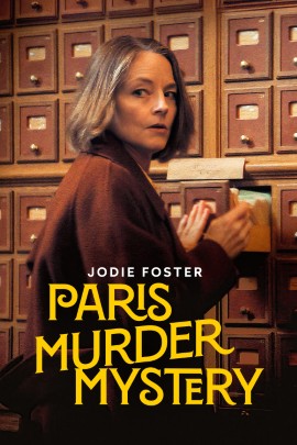 Filmplakat zu „Paris Murder Mystery“ mit einer stilvollen, spannungsgeladenen Krimi-Atmosphäre. Die Gestaltung verweist auf einen Mordfall im Pariser Umfeld; elegante Bildsprache, urbane Elemente und eine geheimnisvolle Inszenierung deuten auf Ermittlungen, Verdächtige und ein Netz aus Intrigen hin. Der Look vermittelt klassische Mystery-Spannung mit französischem Flair.