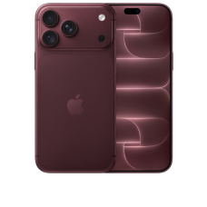 Vorder- und Rückansicht des iPhone 18 Pro Max in Burgunder