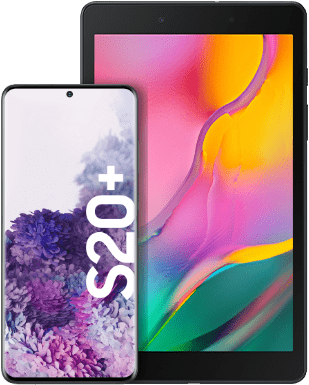 Samsung Galaxy S20+ 4G mit Tablet