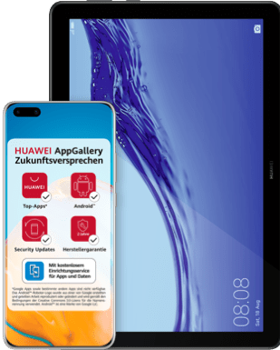 Huawei P40 Pro mit Tablet