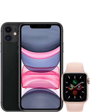 Apple iPhone 11 m Watch S5 LTE 40