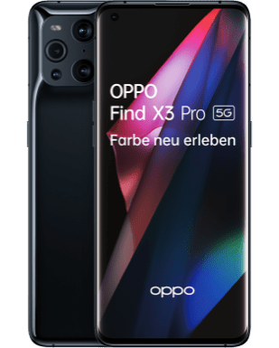 OPPO Find X3 Pro 5G mit o2 Free Unlimited Max