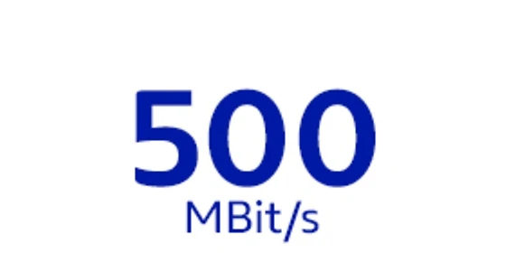 500 MBit/s