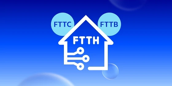 Unterschiede FTTC, FTTH und FTTB