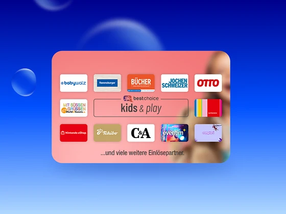  Gutscheinkarte mit diversen Logos 